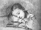 Gustave Courbet (1841) Portrait of Juliette Courbet as a sleeping child