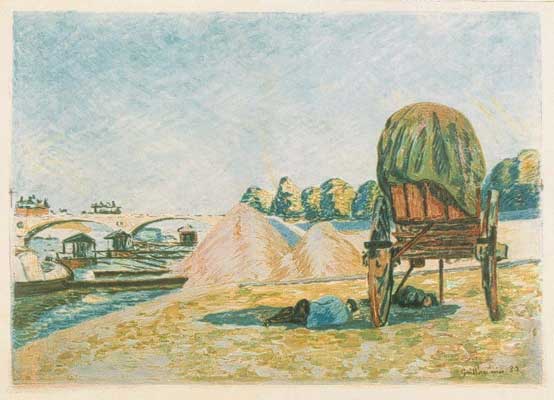 Armand Guillaumin (1889) La Sieste - La Charette